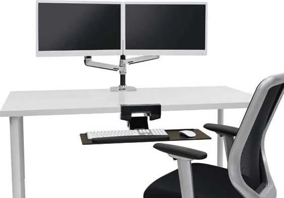 Laikiklis Ergotron - LX Dual Stacking Arm - poliruotas aliuminis