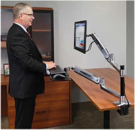 Laikiklis ERGOTRON WorkFit-LX, Sit-Stand stalo tvirtinimo sistema