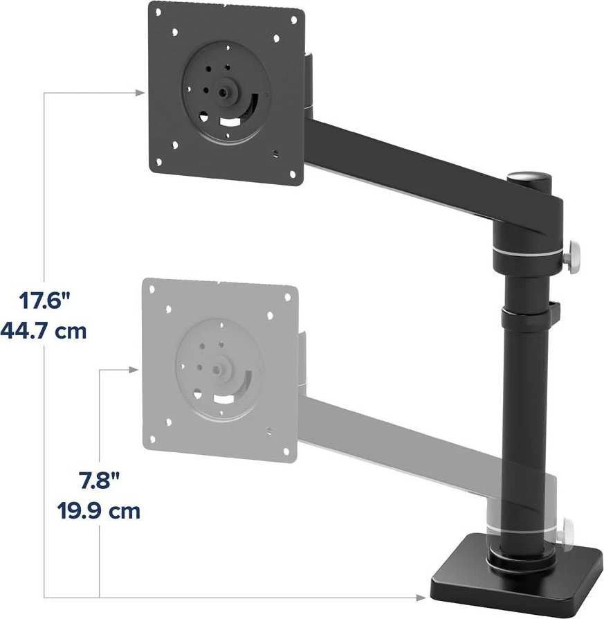 Laikiklis Ergotron NX MONITORIUS DESK MOUNT Juodas/UP TO 34IN MONITORIUS 5 YEARWARRANY