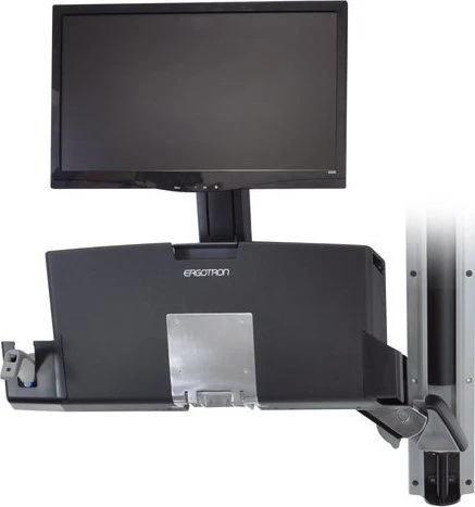 Laikiklis Ergotron Deutschland Ergotron 45-260-026 StyleView Sit-Stand Combo Arm LCD iki 61 cm 24 colių iki 14,5kg. Pakeliamas iki 64cm