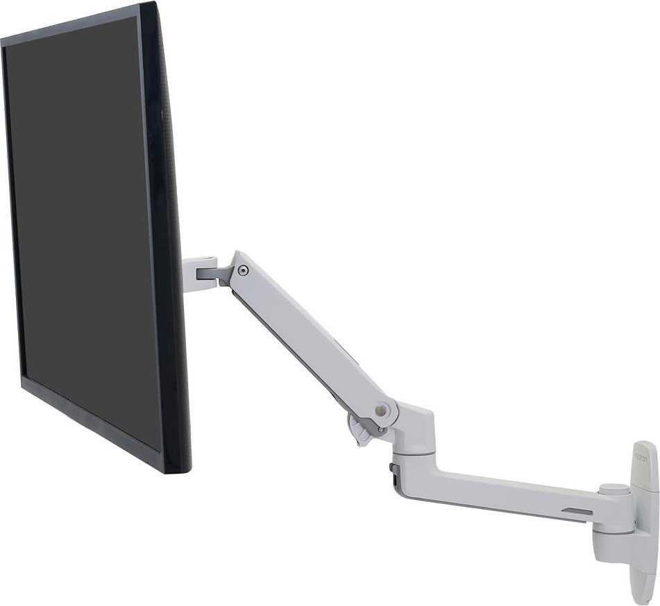 Ergotron LX serijos LX sieninis monitoriaus laikiklis (baltas), varžtai, 11,3kg, 50,8 cm (20"), 86,4 cm (34"), 100 x 100 mm, baltas