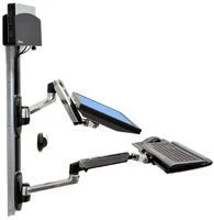 Laikiklis Ergotron Ergotron LX - montavimo rinkinys (CPU-Halter, Maushalterung, 2 Schienenabdeckungen, Tastaturarm, 2 Kabelkanale, Handgelenkkissen, Wandschiene 10'', Wandschiene 34'', Ekranas-Befestigung, Mauspad) - fur LCD-Ekranas / PC-Ausrustung - kleiner CPU-Halter