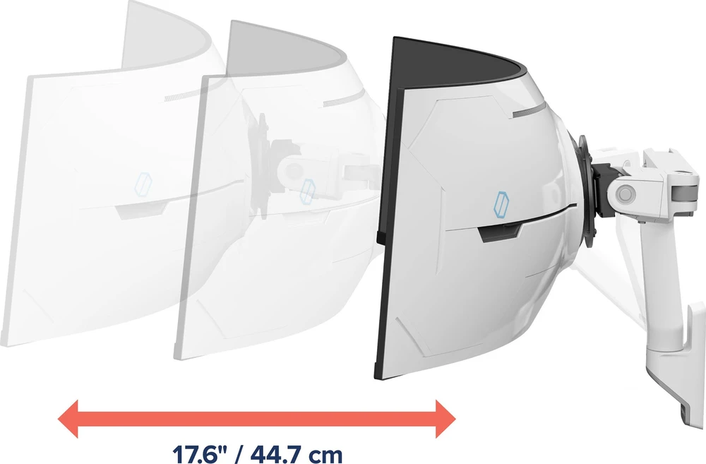 Ergotron Laikiklis prie sienos monitoriui iki 57'' (45-694-216)