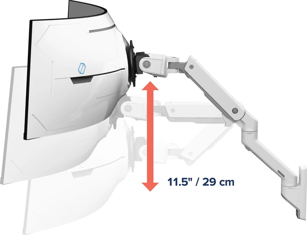 Ergotron Laikiklis prie sienos monitoriui iki 57'' (45-694-216)