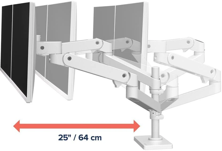 Ergotron Laikiklis biurkowy na 2 monitory do 24'' (45-710-290)