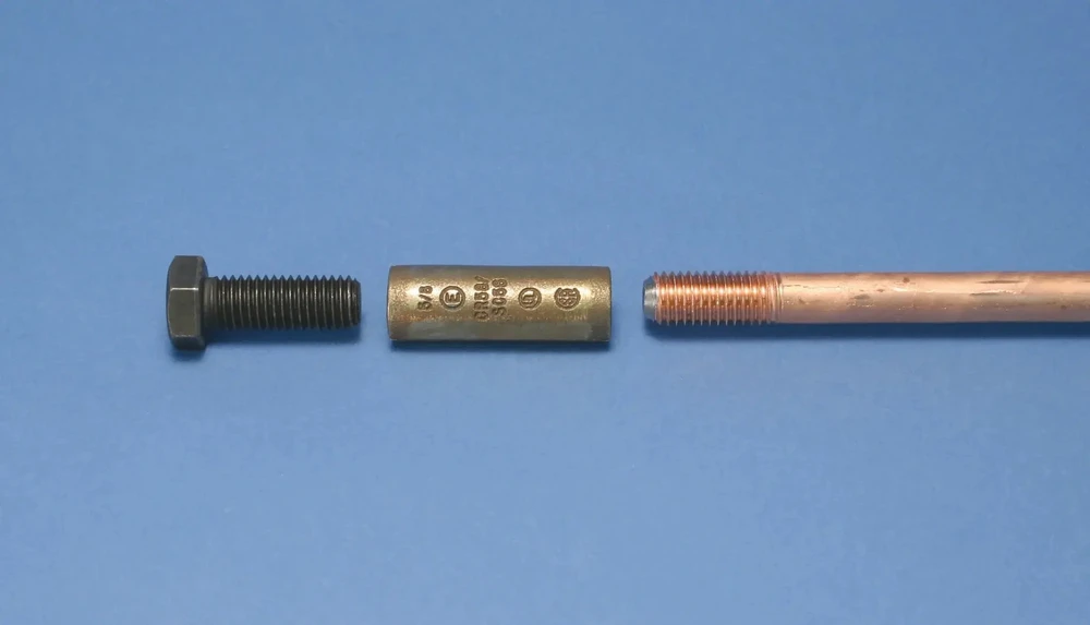 ERICO Varinis įžeminimo strypas, segmentinis, 14.2 mm x 2.1 m, 254 m 635870