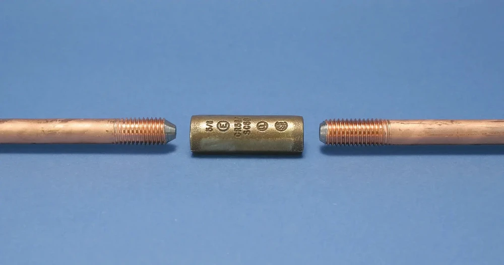 ERICO Varinis įžeminimo strypas, segmentinis, 14.2 mm x 2.1 m, 254 m 635870