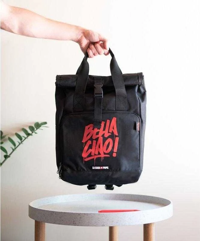 Erik Kuprinės krepšys Juodas popierinis namas
