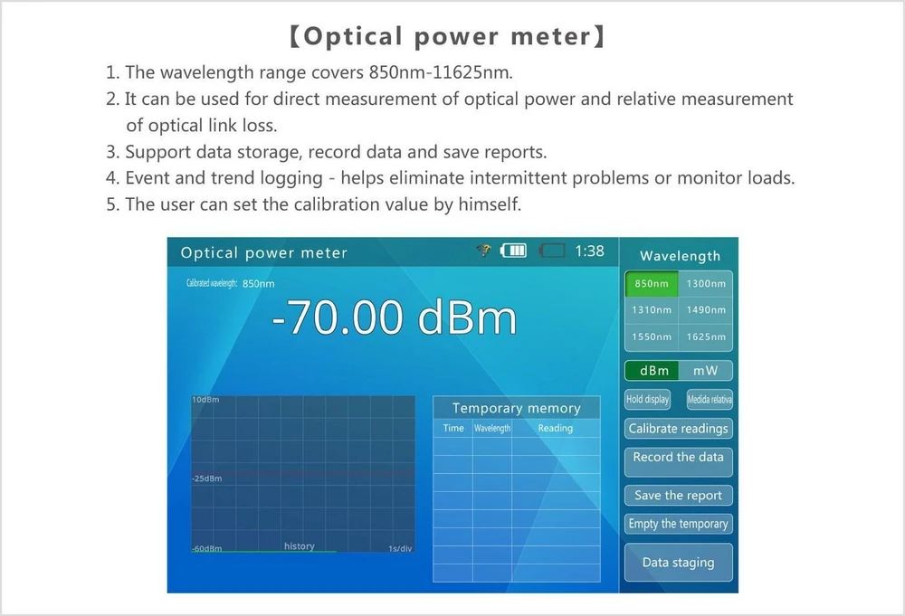 Ernitec 7'' Touch Screen Test Monitorius,