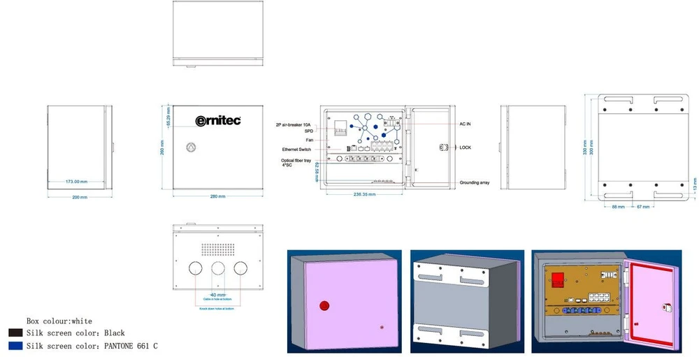 Šakotuvas Switch Ernitec ELECTRA-M10 OUTDOOR (Outdoor L2 Managed Industrial)