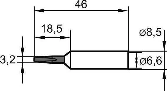 Antgalis ERSADUR, 3.2mm/0.126in, lituokliui ERSA
