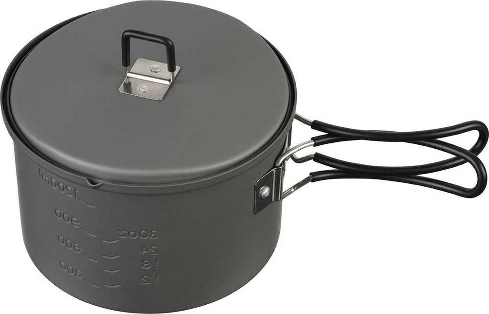 ESBIT PT1600HA turistinis maisto gaminimo indas Stiklinis indelis 1,6 L Aliuminis, Juoda