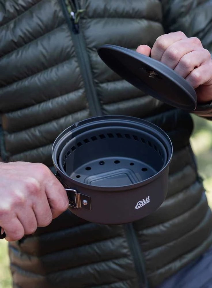 ESBIT Cookset for solid fuel Stiklinis indelis 1 L Aliuminis