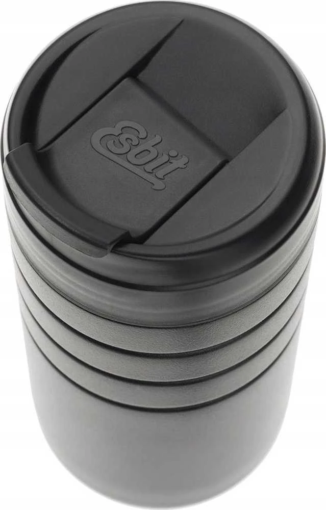 Esbit MAJORIS termopuodelis su FLIP TOP uždarimu 450ml, juodas
