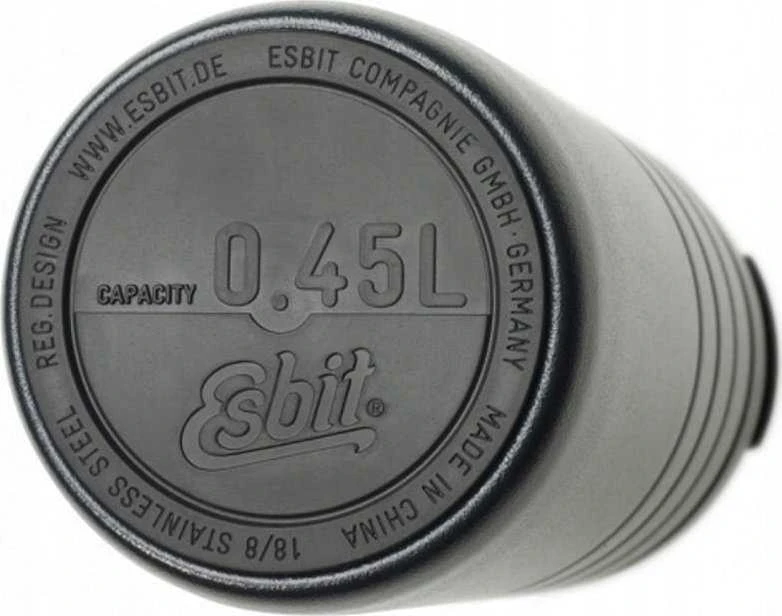 Esbit MAJORIS termopuodelis su FLIP TOP uždarimu 450ml, juodas