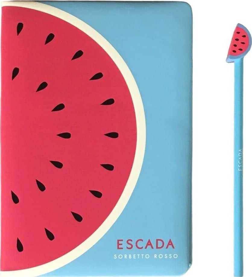 Escada, Summer Limited Edition - Sorbetto Rosso, GWP užrašų knygelė, Mėlyna