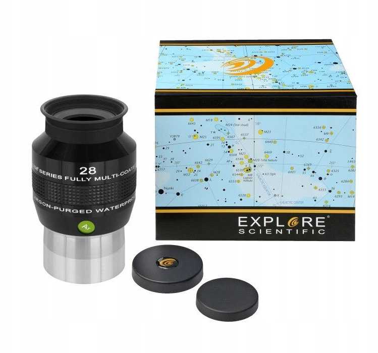 Teleskopas ESET „Okular Explore Scientific“ 68 vnt. 28 mm 2 colių