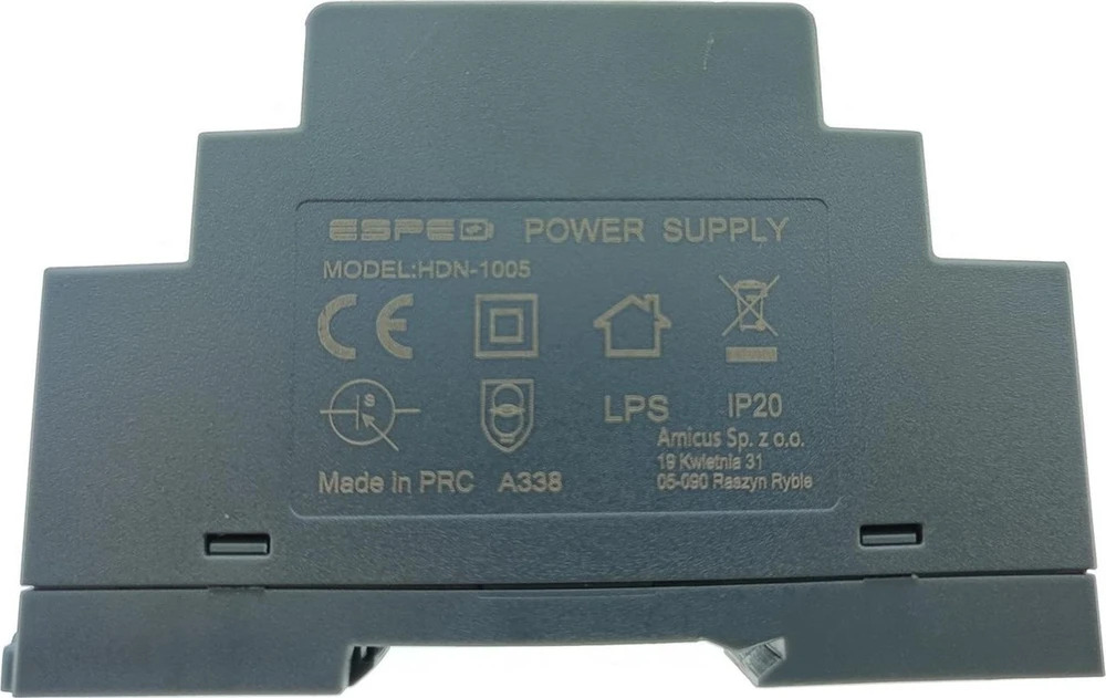 DIN bėgelio ESPE HDN-1005 5V/10W/2A JUNGIMO MAITINIMAS