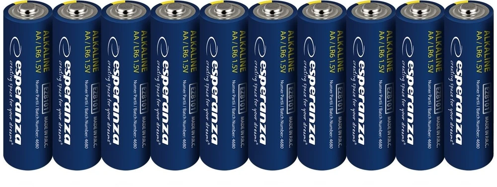 ESPERANZA BATERIE ALKALICZNE AA 10SZT ZGRZEWKA