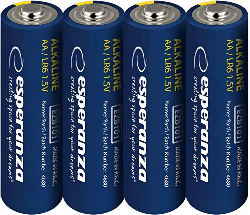 ESPERANZA BATERIE ALKALICZNE AA 4SZT ZGRZEWKA