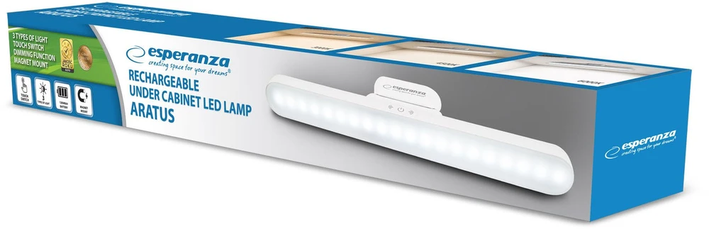ELD121W Esperanza LED lemputė po korpusu 4w Aratus