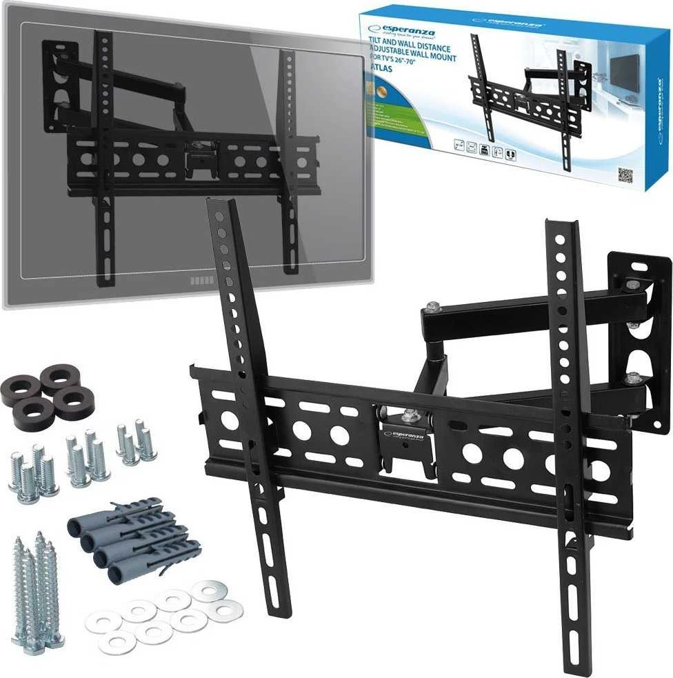 Laikiklis Esperanza ERW016 TV mount/stand 177.8 cm (70") Juodas