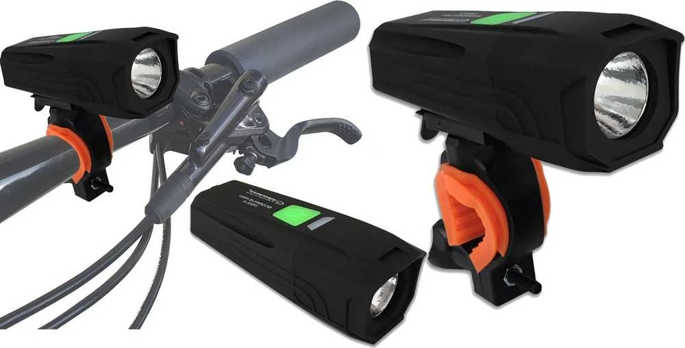 Dviračio žibintuvėlis su LED apšvietimu Esperanza Scorpius PRO 1750 LX EOT060