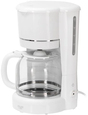 Kavamalė Adler AD 4383w Lašėjimo for ground kavos 1.5 L baltas