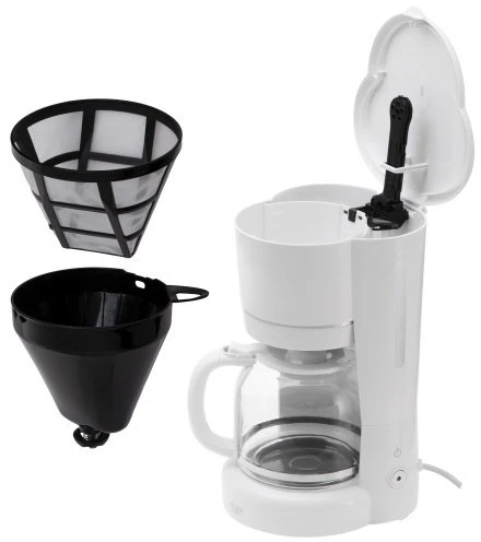 Kavamalė Adler AD 4383w Lašėjimo for ground kavos 1.5 L baltas