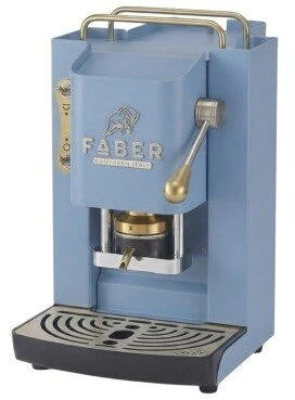Kavos aparatas Faber Pro Deluxe Turquoise Blau Messing