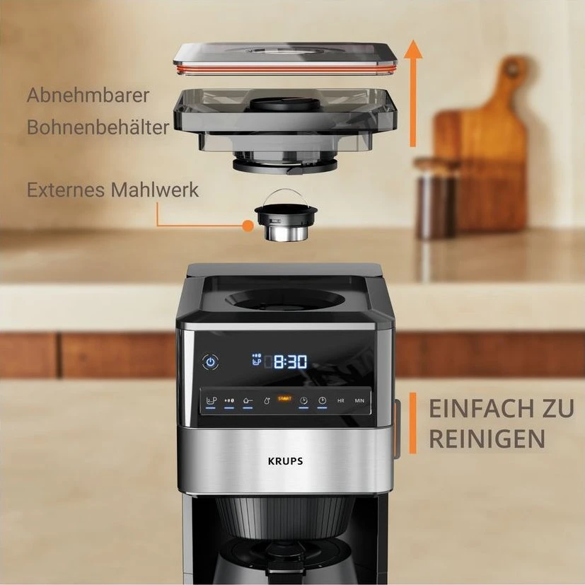 Kavos aparatas Krups KT 8428 Grind Aroma XL Thermo