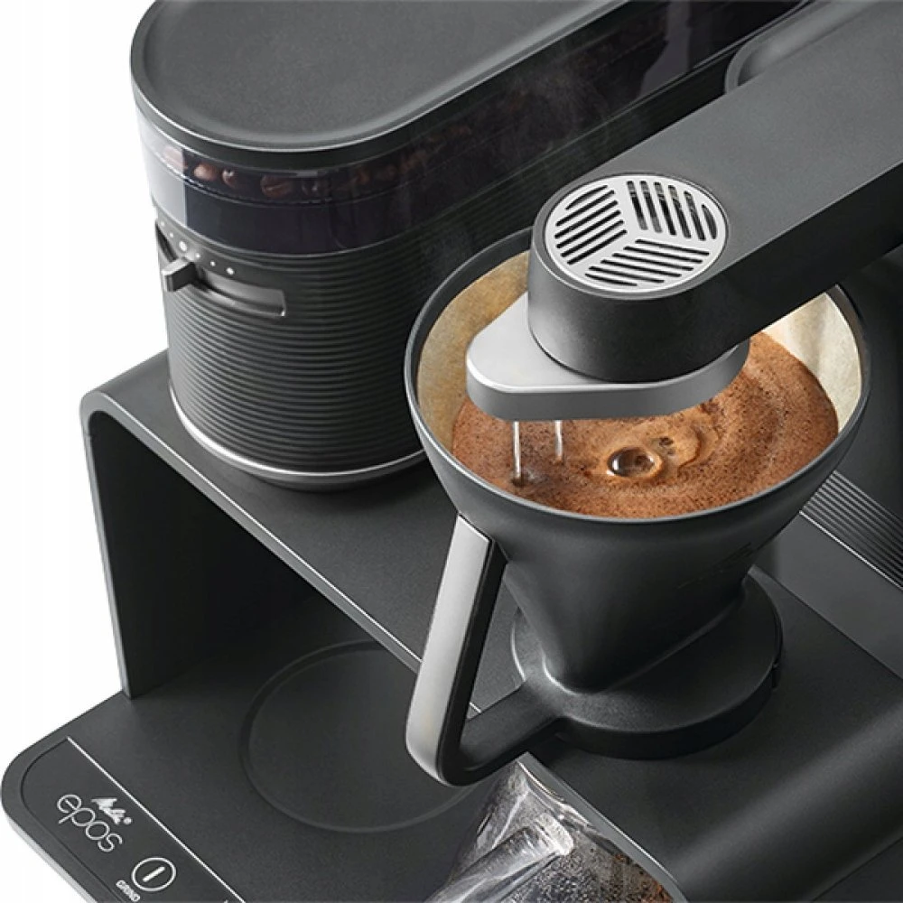 Kavamalė Melitta - EPOS Juodas-Sidabrinis - Filter Coffee Machine with Integrated Grinder