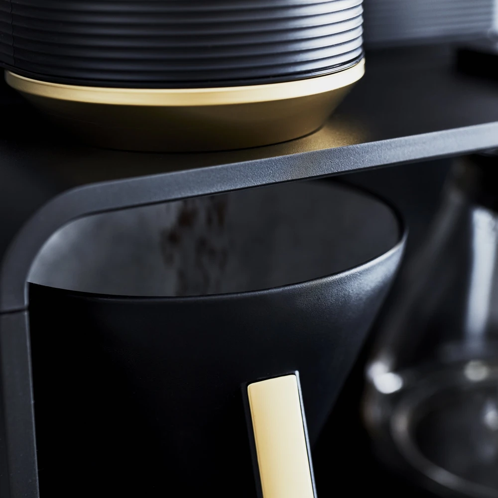 Melitta - EPOS Juodas-Gold - Filtruotas kavos aparatas su integruotu malūnėliu