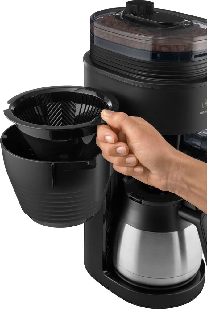 Melitta AromaFresh II Therm Pro X filtrinis kavos aparatas, juodos spalvos