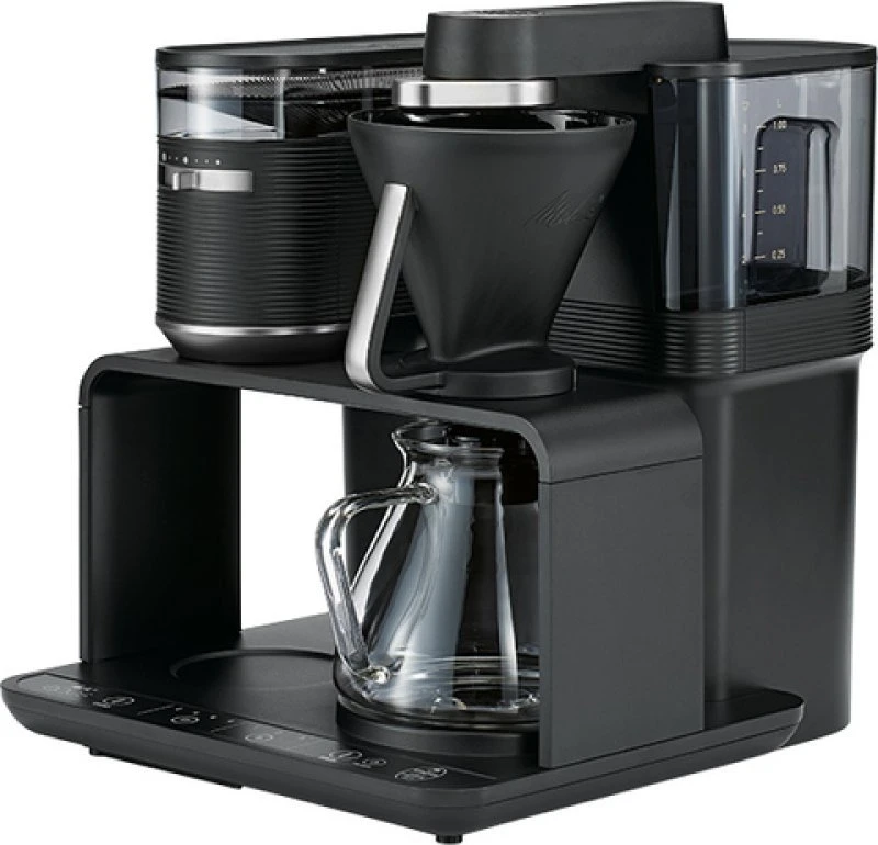 Kavamalė Melitta - EPOS Juodas-Sidabrinis - Filter Coffee Machine with Integrated Grinder