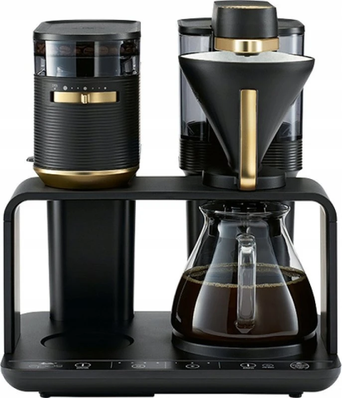 Melitta - EPOS Juodas-Gold - Filtruotas kavos aparatas su integruotu malūnėliu