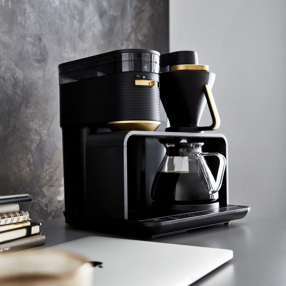 Melitta - EPOS Juodas-Gold - Filtruotas kavos aparatas su integruotu malūnėliu