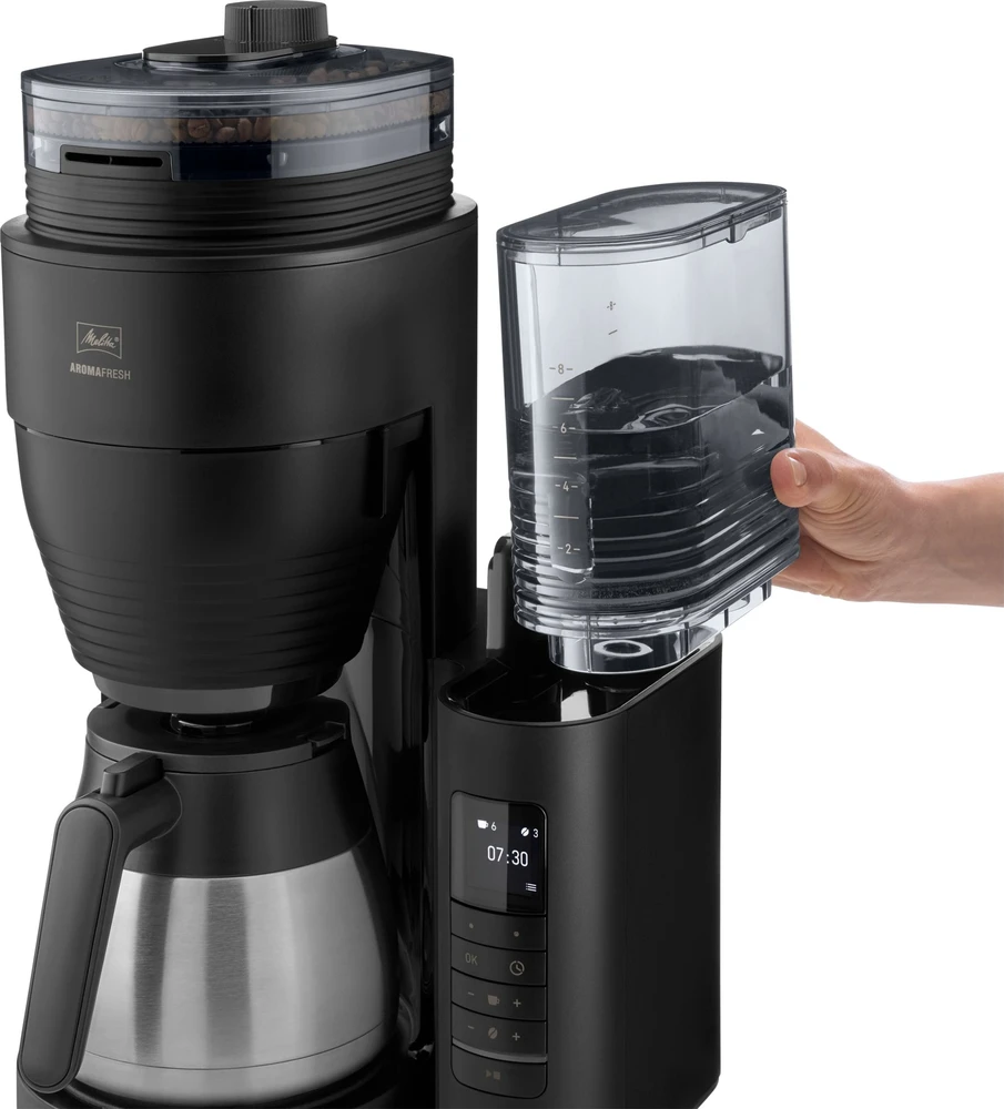 Melitta AromaFresh II Therm Pro X filtrinis kavos aparatas, juodos spalvos