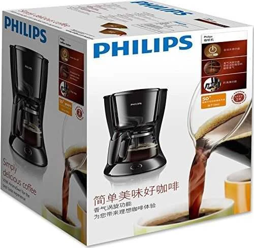 Espreso lašelinis kavos aparatas Philips HD7432/20 Juodas