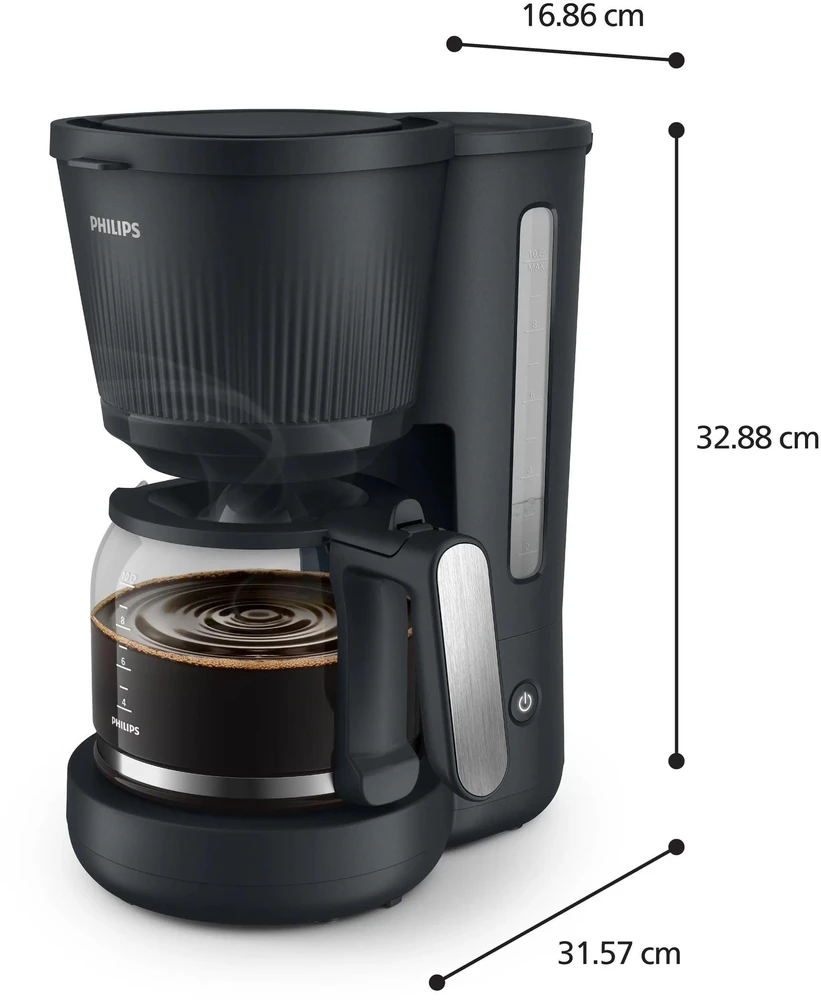 Kavos aparatas Philips 3000 HD7411/90 Lašelinis - Juodas