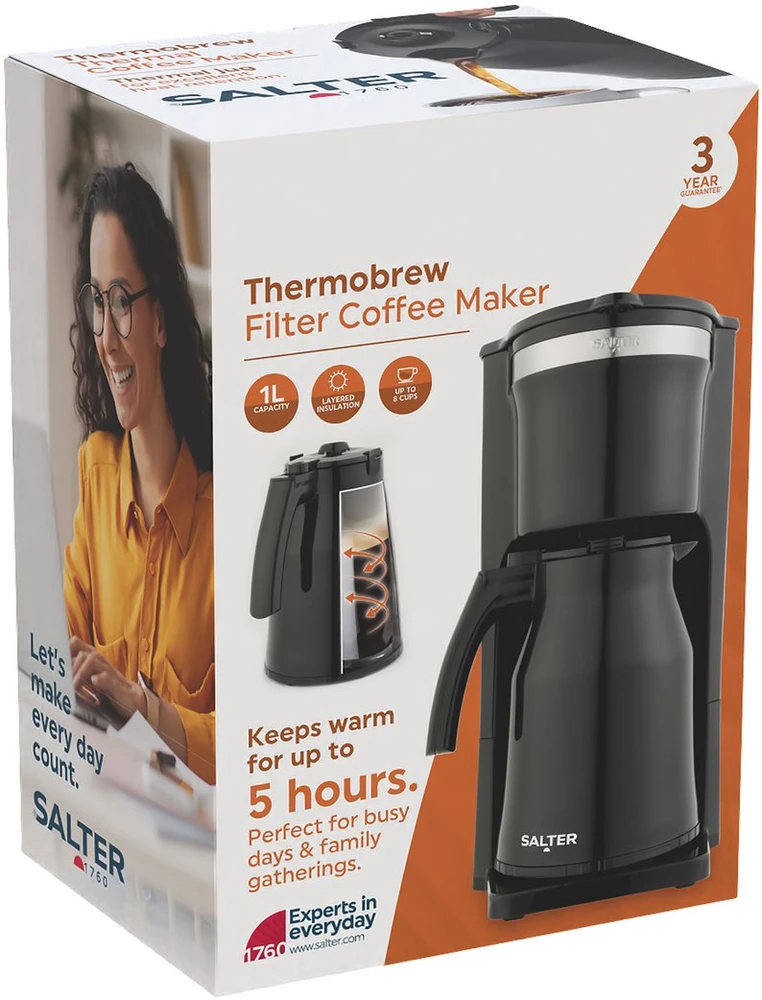 Salter ThermoBrew filtravimo kavos aparatas EK6664VDE