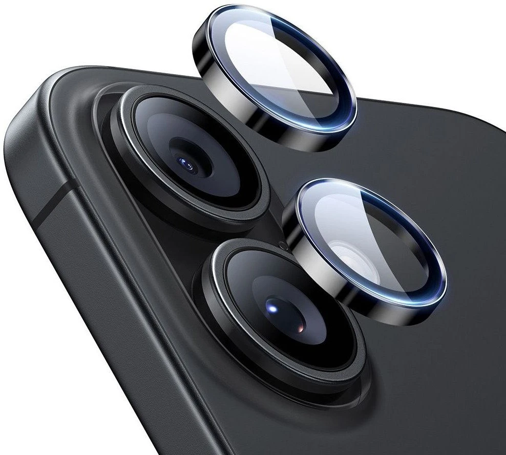 ESR Armorite Camera Cover for iPhone 16 / 16 Plus / 17 – juodos spalvos
