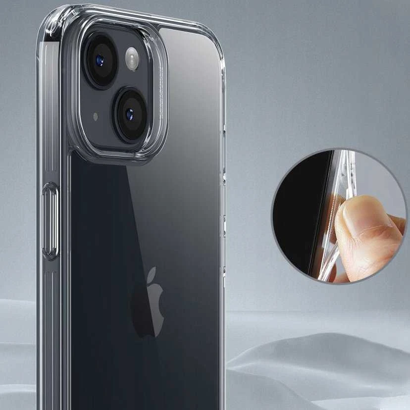 ESR ICE SHIELD iPhone 15 Plus dėklas telefonui skaidrus