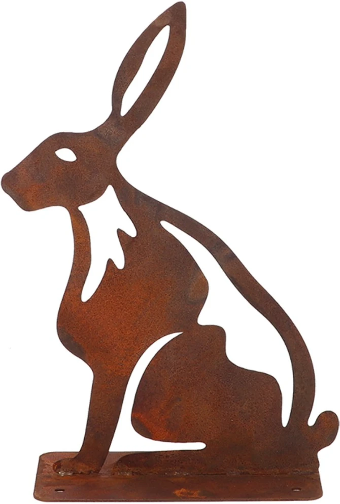 Esschert_Des Dekoracija „Triušis” TT249, 19.3 cm x 10 cm x 27 cm, ruda