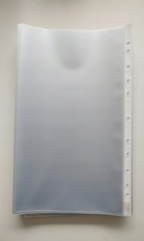 Laikiklis Leitz Esselte 55213, 210 x 297 mm (A4), Permatomas, Polipropylen (PP), Matowy, Pionowy, Boczny