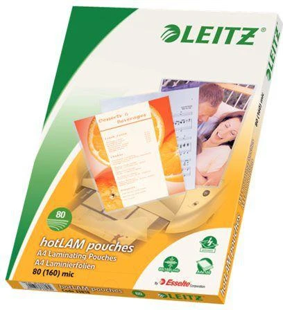 Leitz Esselte laminavimo krepšiai A4 80 mikronų (33818)