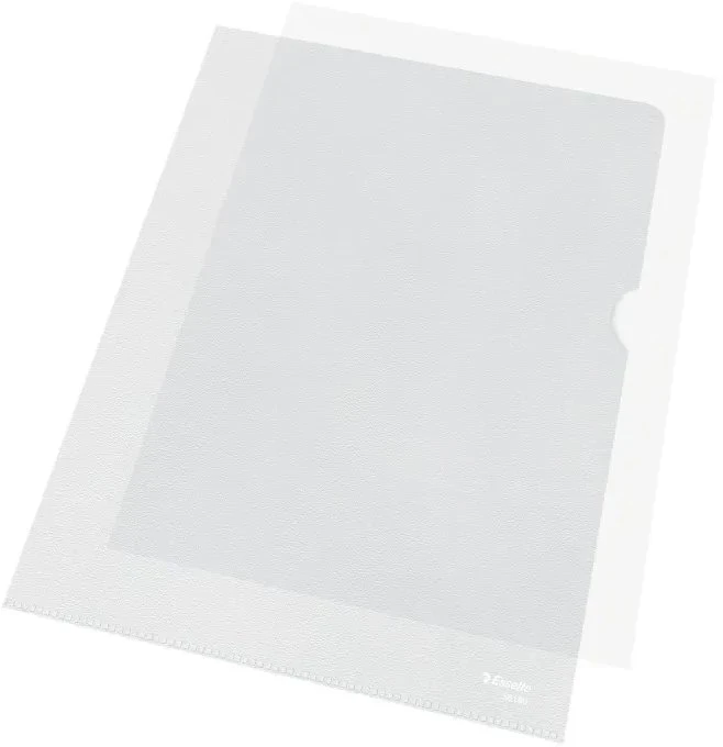 Laikiklis Leitz Esselte Plastomslag A4 0,105 mm įspaustas 56160 100 vnt./pak. - (100 vnt.)