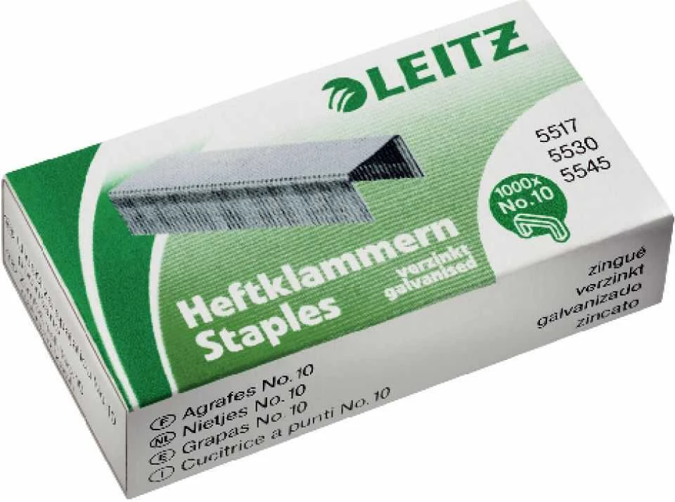 Sąsagėlės Nr.10 1000vnt. LEITZ cinkuotos