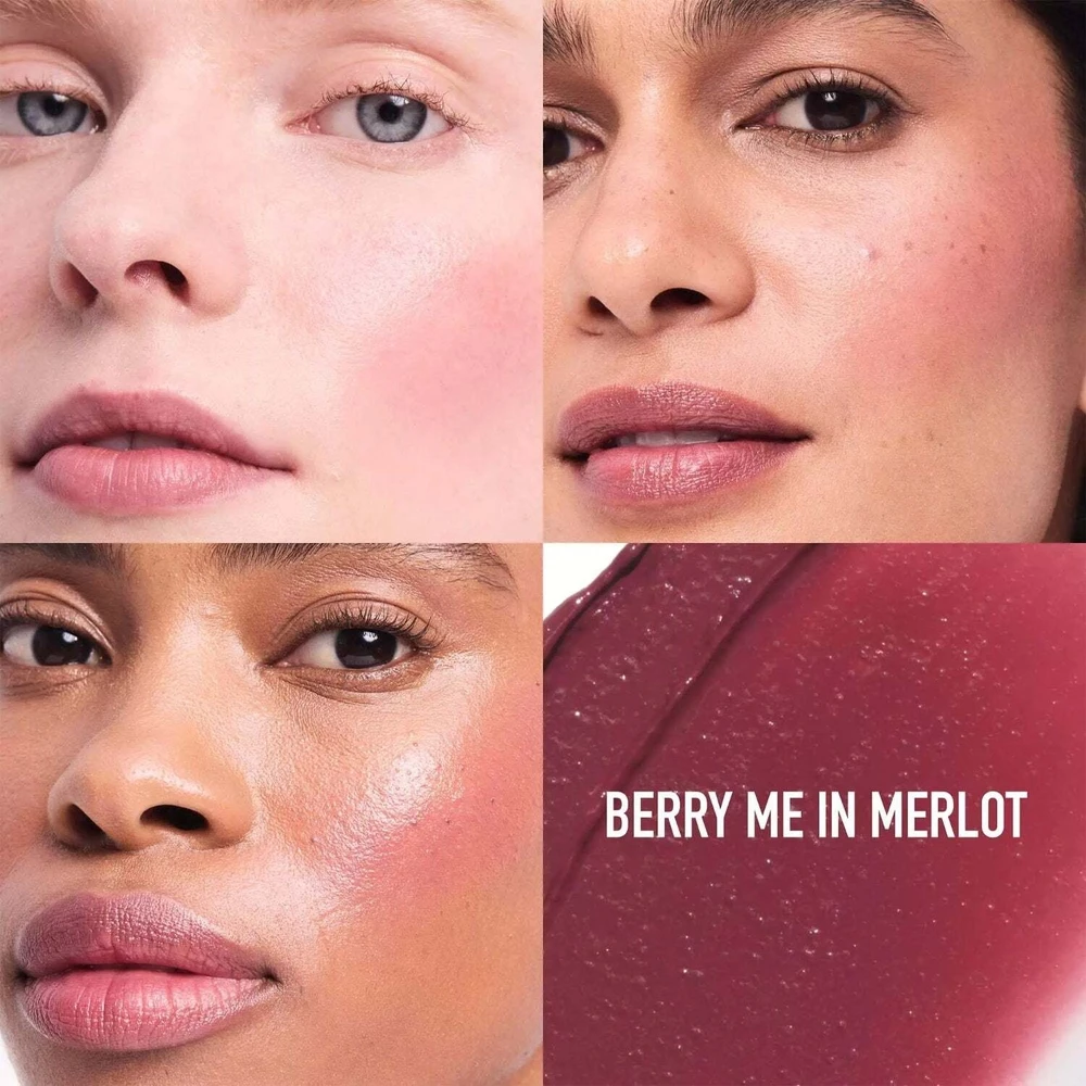 Bare Minerals Gen Nude Dew in One Cheek & Lip Stick kreminė sztyft do policzków i ust Berry Me in Merlot 4.5g