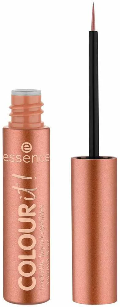 Essence Colour It! Liquid Akių apvadas Metallic Liquid Akių apvadas 01 Burnished Bronze, 3 ml